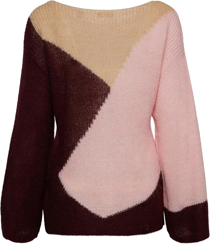 ESPRIT Damen Pullover, 515/Aubergine