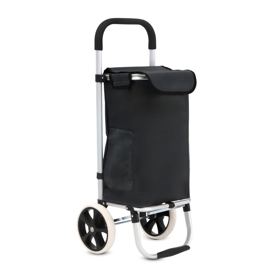 50Liter Aluminium Trolley Einkaufstrolley Klappbar, Shopping Trolley, Wasserabweisender Einkaufswage