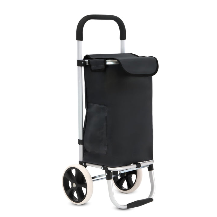 50Liter Aluminium Trolley Einkaufstrolley Klappbar, Shopping Trolley, Wasserabweisender Einkaufswage