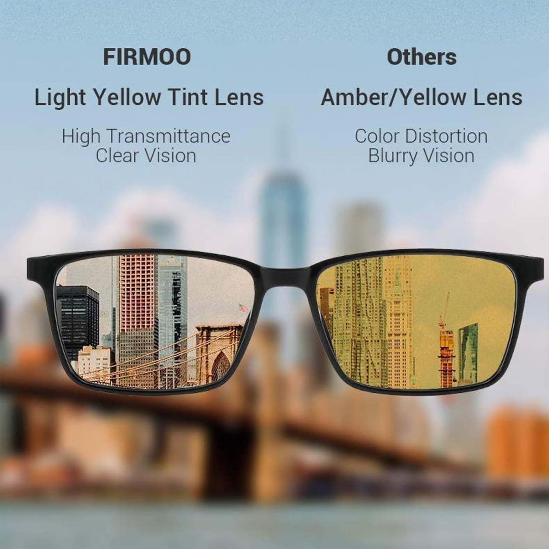 Firmoo Computer Brille Damen, Blaulichtfilter Brille ohne Sehstärke Entspiegelte Vollrand Metallbril