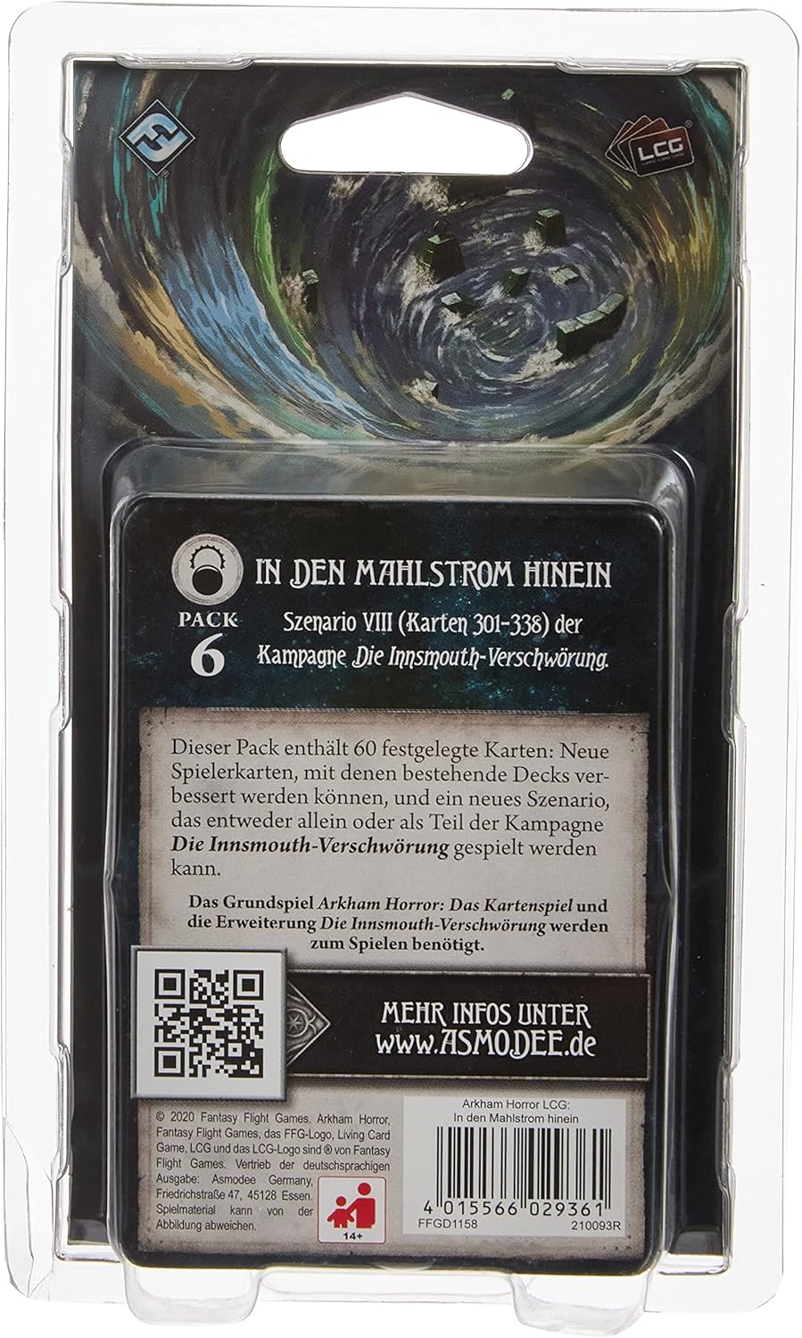 Fantasy Flight Games, Arkham Horror: LCG – In den Mahlstrom hinein, Erweiterung, Expertenspiel, Kart