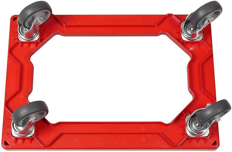 6x Logistikroller/Transportroller für Kisten 600x400 mm, Tragkraft 250 kg, 6