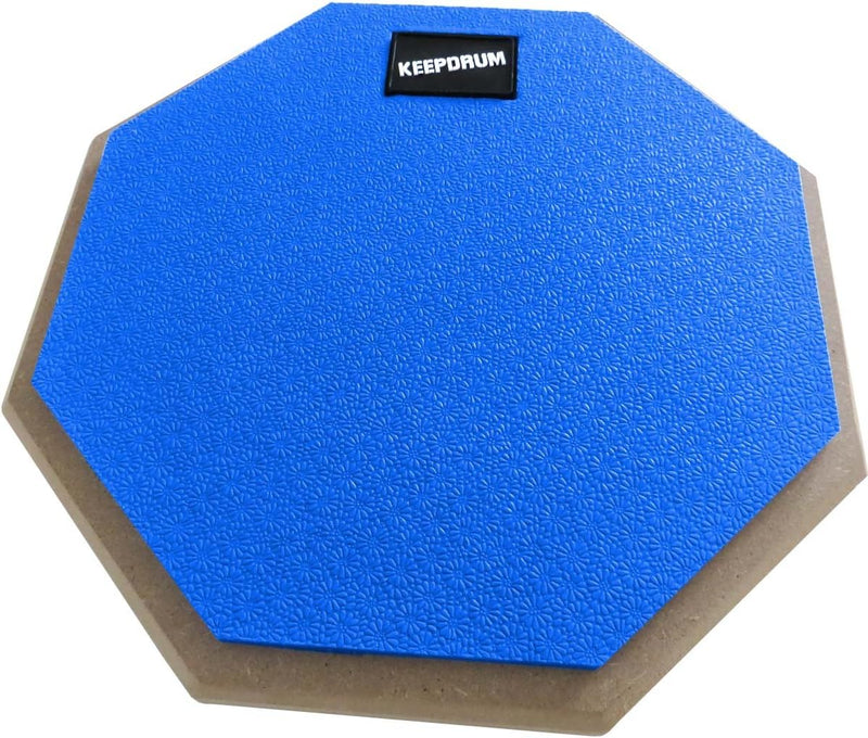 keepdrum DP-BL SET Practice Pad Blau mit Übungspadständer und Bag