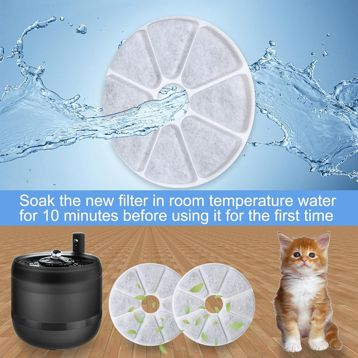 10 Stück Katzenbrunnen filter für philips PAW3210/02 Katzenbrunnen, Pfilter für philips trinkbrunnen