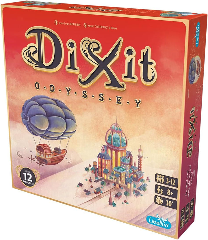 Asmodee, Dixit Odyssey (Auflage 2024), DE-Version, Grundspiel, EIN Bild SAGT mehr als tausend Worte,