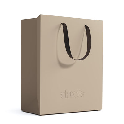 stardis binbox Design Papierkorb eckig stylischer Papiereimer mit Tragegriffen für Büro Office Kunst