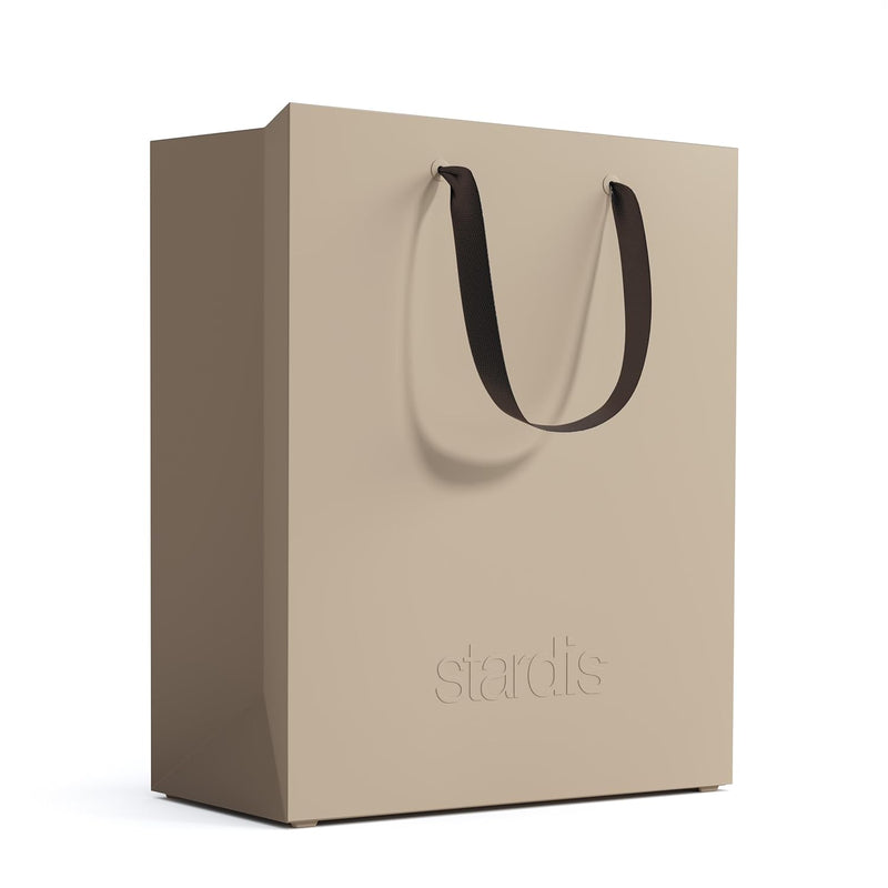 stardis binbox Design Papierkorb eckig stylischer Papiereimer mit Tragegriffen für Büro Office Kunst