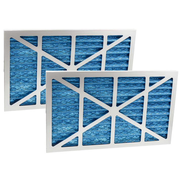 vhbw 2x Filter kompatibel mit Conrad 206465, 207366 Absauganlage - Ersatzfilter Blau Silber Weiss