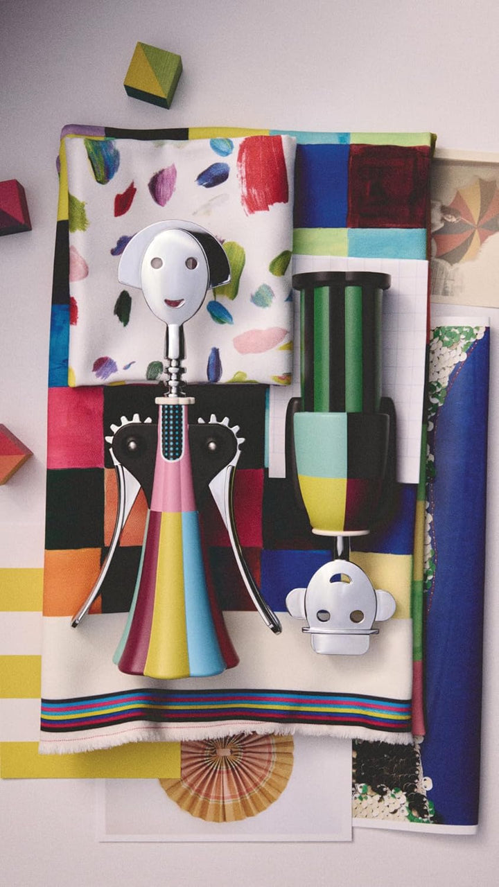 Alessi AM01A 5 Korkenzieher, Alkipaper, Mehrfarbig One size Mehrfarbig, One size Mehrfarbig