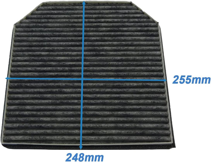 EVAYP / Aktivkohlefilter / Kompatibel mit / Miele DKF 9-P DA249-4 / Geeignet für Küchenhauben, Dunst