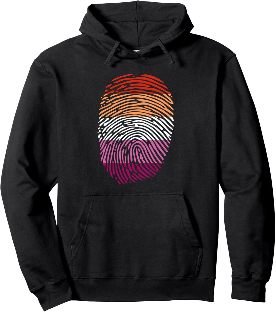 Lesbische Flagge - Sexuelle Identität - Nichtbinäre Liebe Pullover Hoodie