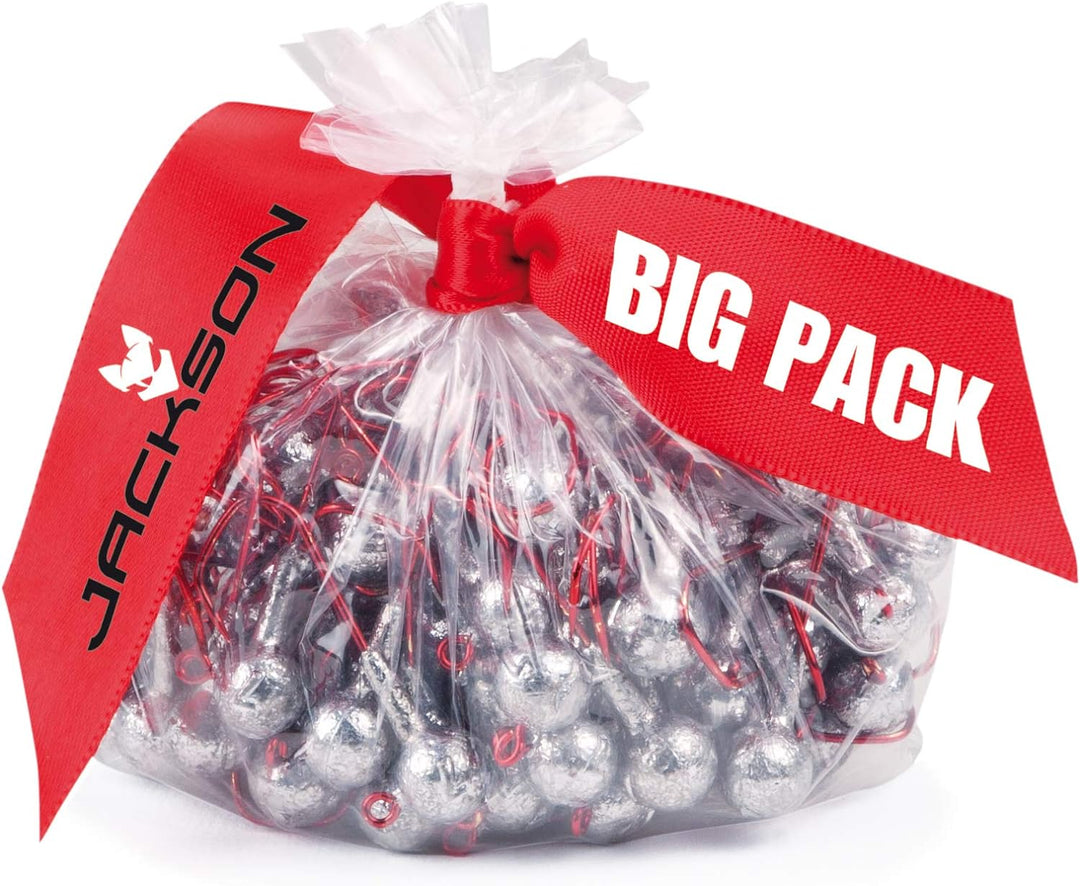 Jackson VMC Jighead Round Big Pack Jigkopf Jighaken, Hakengrösse:6/0, Gewicht g:21.0