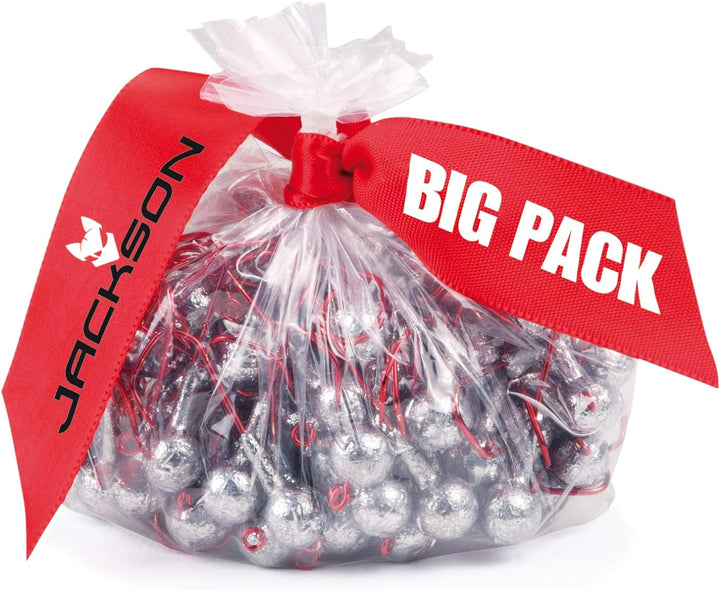 Jackson VMC Jighead Round Big Pack Jigkopf Jighaken, Hakengrösse:6/0, Gewicht g:21.0