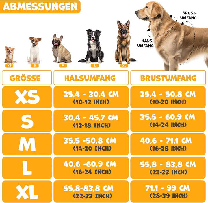 Lovpet® Hundegeschirr ohne Zug & würgen für grosse Hunde atmungsaktiv & weich Brustgeschirr reflekti