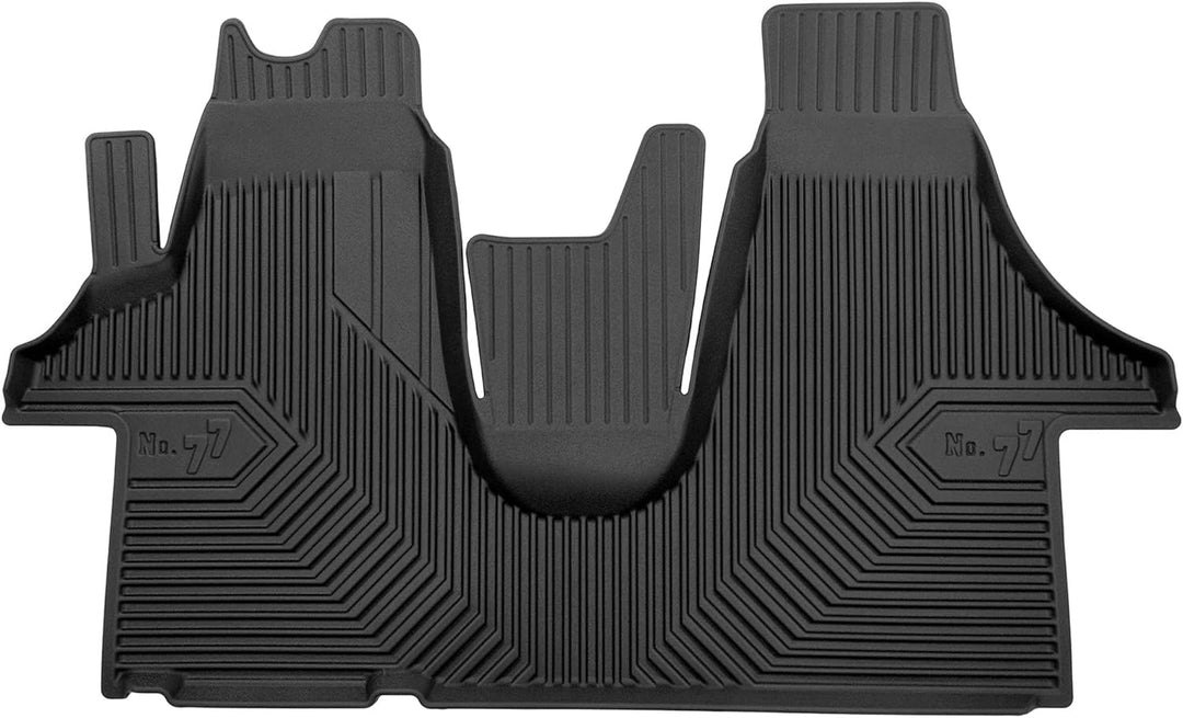 M MOTOS Gummimatten Auto Fussmatte passt für Volkswagen Transporter T6 2015-2019 Verbessern Sie Ihre