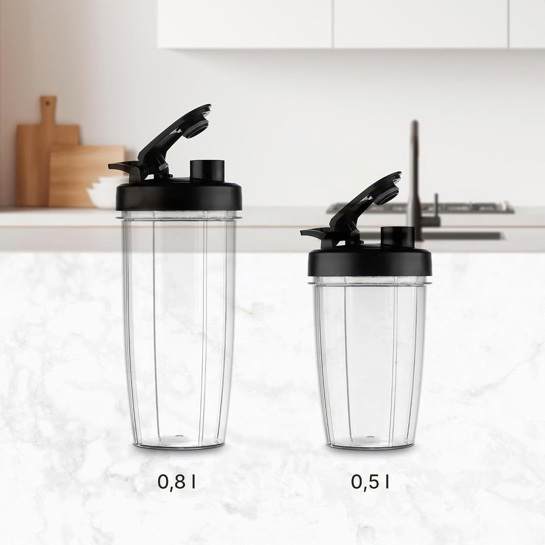 Ufesa Nutrimix Einzel-Standmixer, Multifunktionaler Nährstoff- und Vitaminextraktor, 900W Leistung,