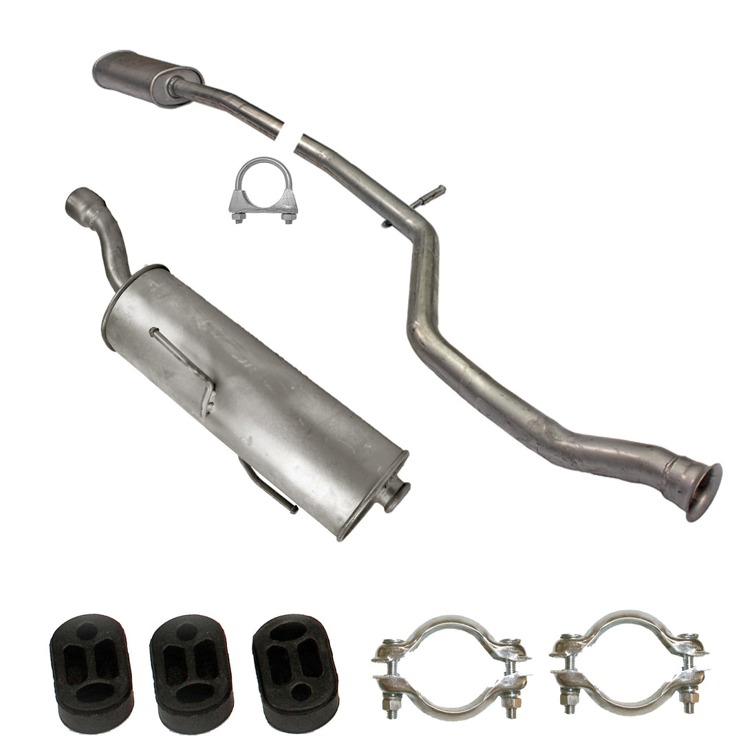 Ferroz Export Ersatz für Auspuffanlage für PEUGEOT 206 1.6 Schrägheck/206 CC Cabrio ab. Bj. 2000 Aus