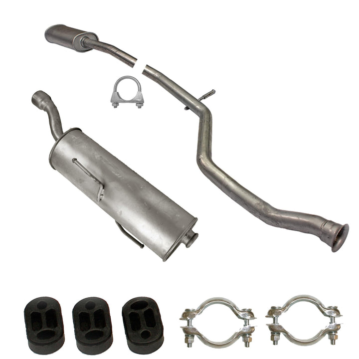 Ferroz Export Ersatz für Auspuffanlage für PEUGEOT 206 1.6 Schrägheck/206 CC Cabrio ab. Bj. 2000 Aus