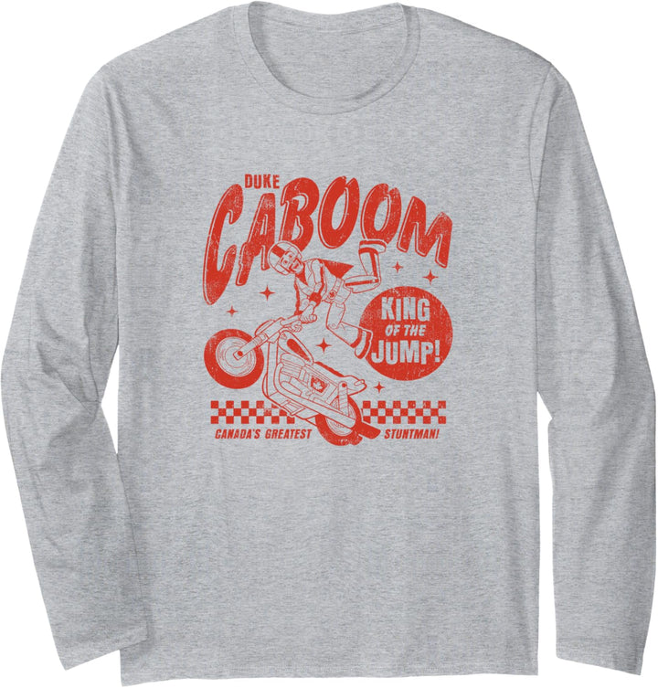 Disney Pixar Toy Story Duke Caboom Greatest Stuntman Langarmshirt