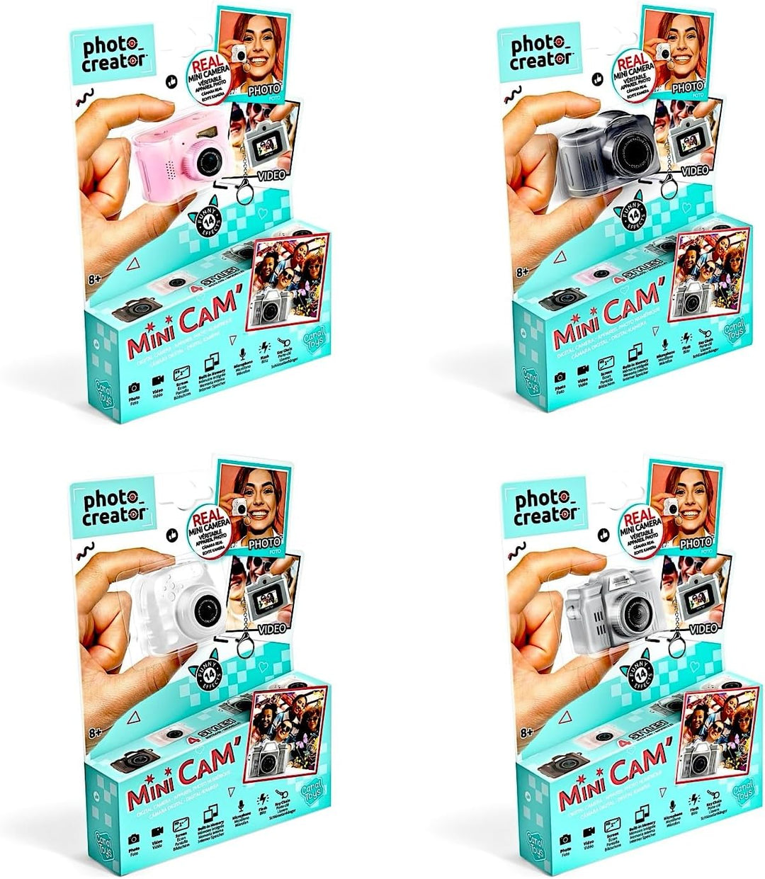 Photo Creator Mini Cam Digitalkamera sortiert, sortiert