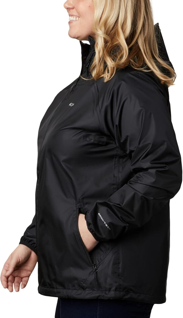 Columbia Regenjacke Damen, Ulica XL Black Sheen 012, XL Black Sheen 012