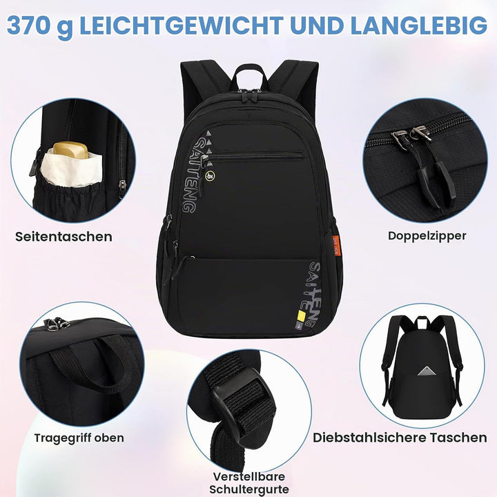 Rucksack 40x20x25 für Ryanair Flugzeug Reiserucksack, Erweiterbarer 15,6 Zoll Laptop Rucksack Reiset