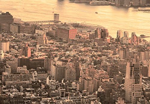 murando - Wandbilder XXL New York 90x30 cm 1 tlg - Wand Deko Vlies Leinwand Bilder Gross Wanddeko Wo