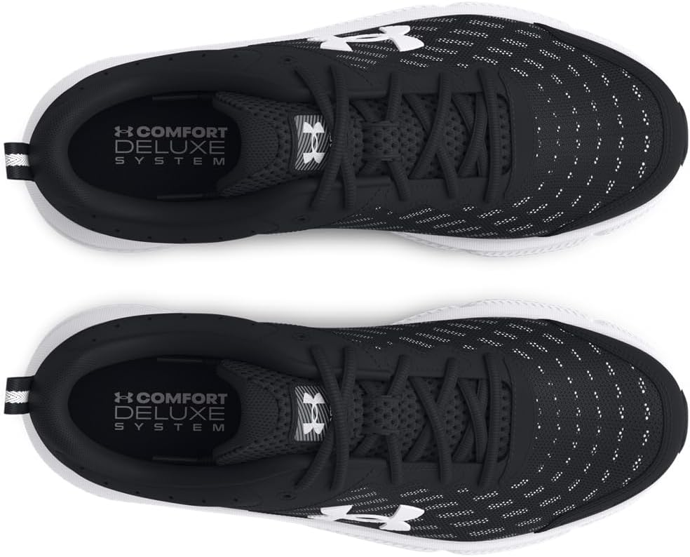 Under Armour Herren Ua Charged Assert 10 Laufschuhe 45.5 EU Black Black White, 45.5 EU Black Black W