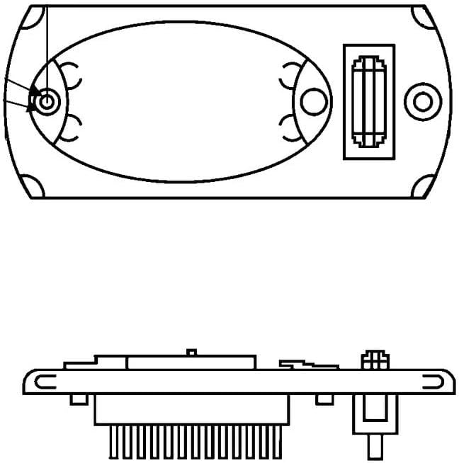 HELLA - Innenraumleuchte - Mini OvalLED VESTA5 - LED - 12V - 1.2W - LED - Einbau - Lichtscheibenfarb
