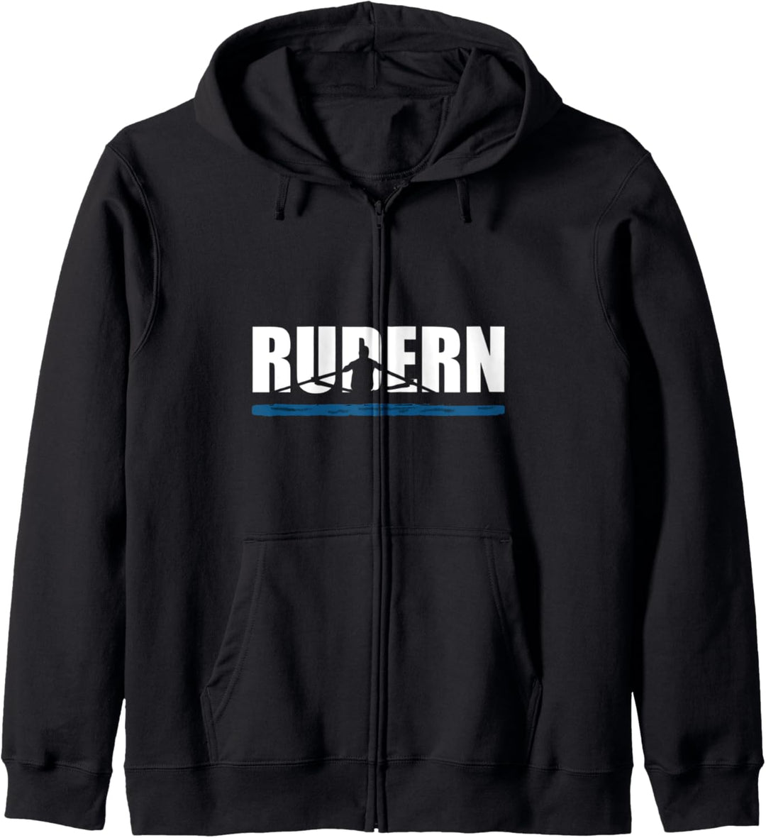 Rudern Grafik Kajak Kanu Ruderverein Wassersport Paddel Kapuzenjacke