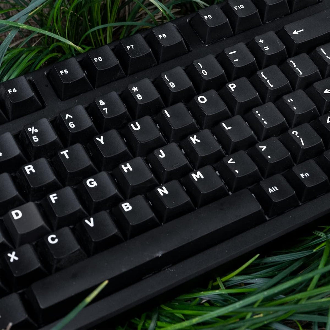 Schwarz WOB Keycaps Doubleshot Cherry Profil 121 Tasten Custom Minimalist Keycaps Set für Cherry MX