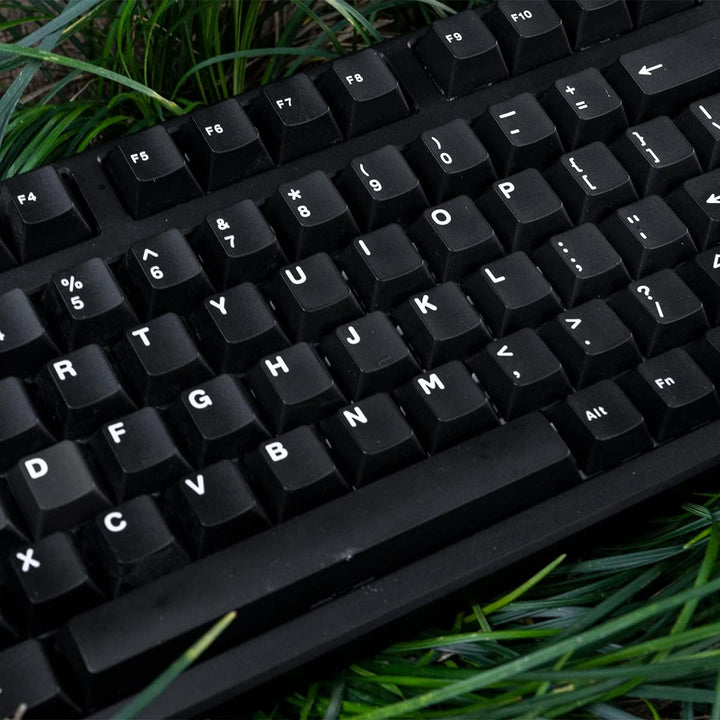 Schwarz WOB Keycaps Doubleshot Cherry Profil 121 Tasten Custom Minimalist Keycaps Set für Cherry MX