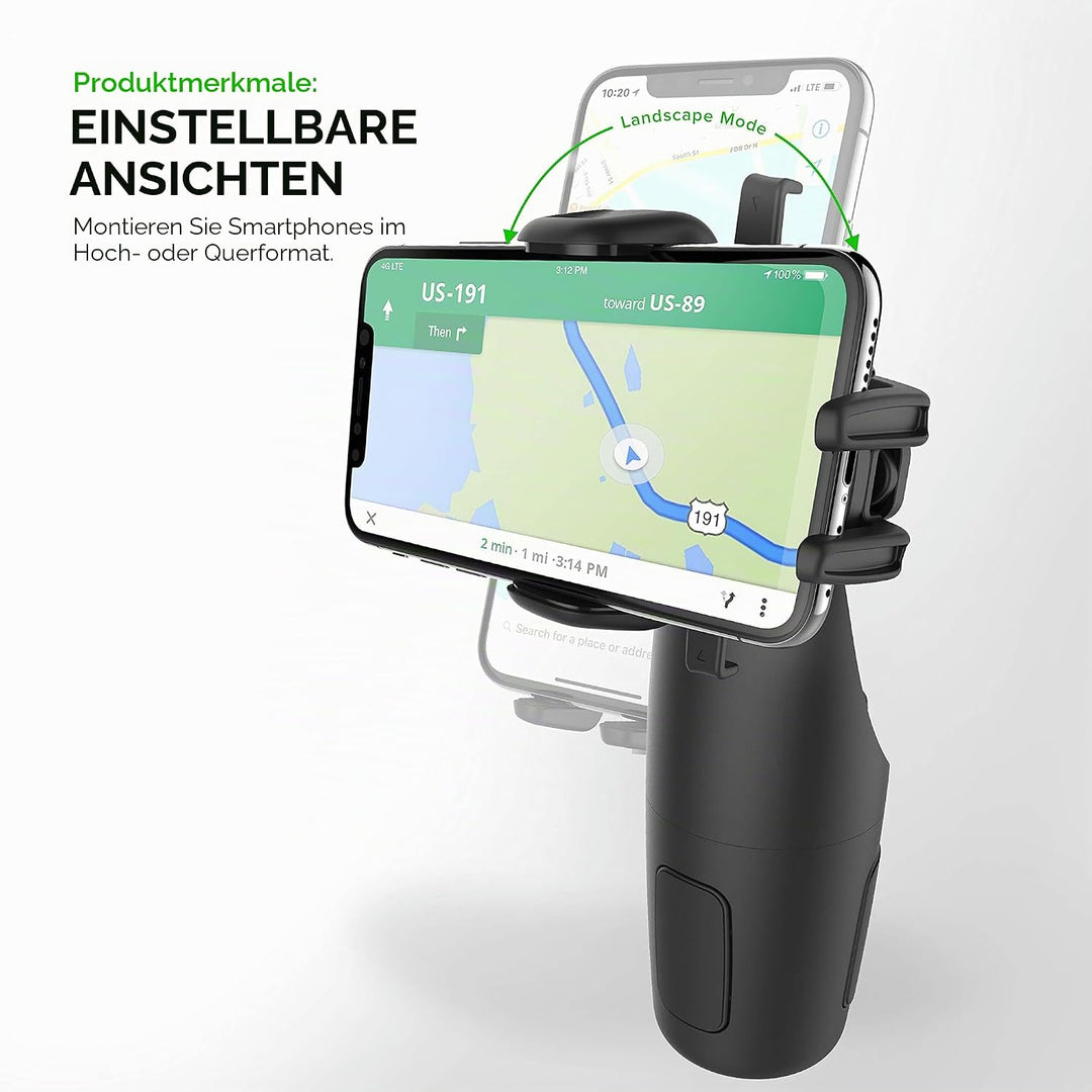 iOttie Easy One Touch 5 Getränkehalter-Halterung – Universelle Fahrzeug-Halterung für iPhone, Google
