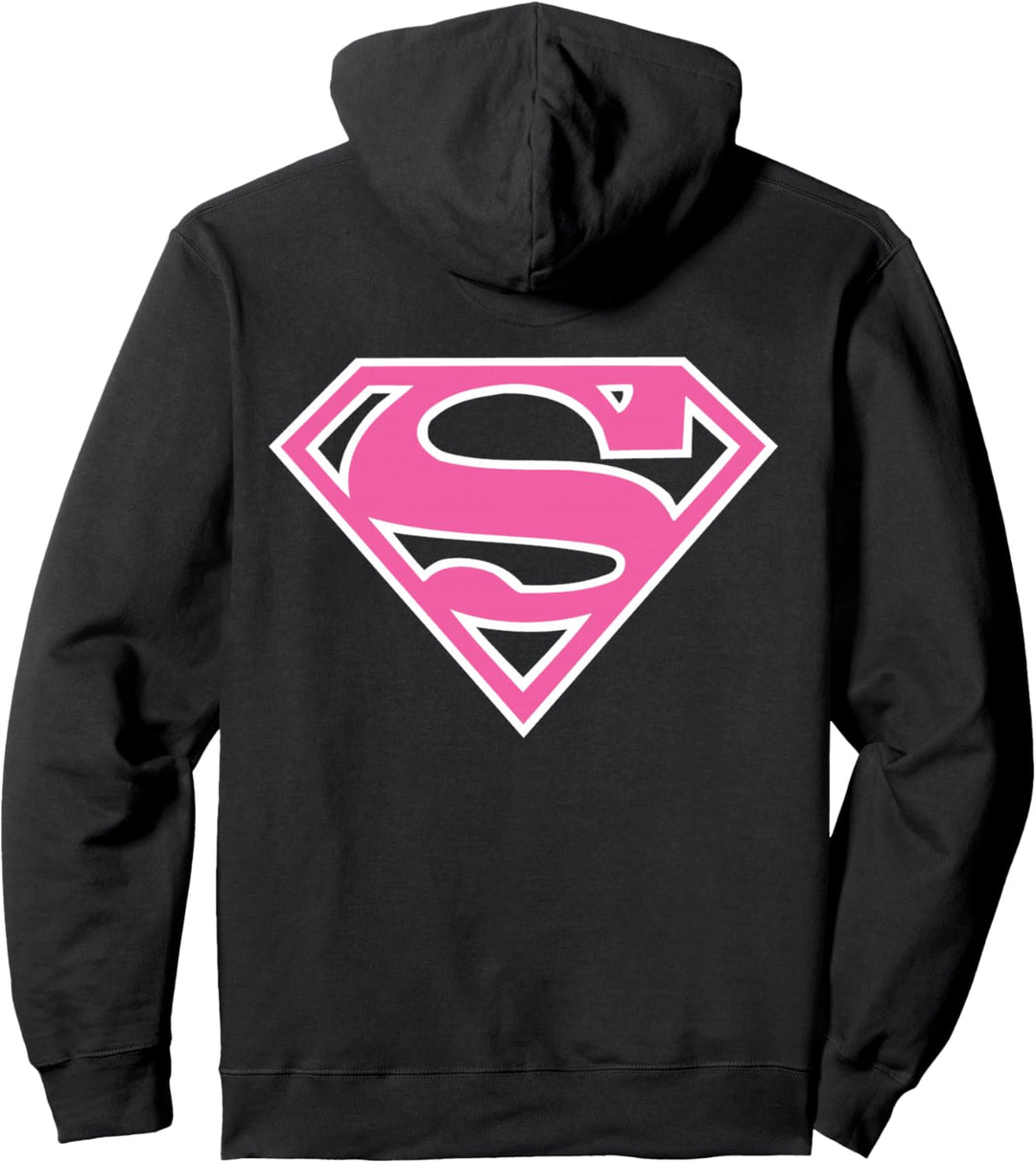 UCL DC Supergirl Logo Classic 01 Rosa Pullover Hoodie