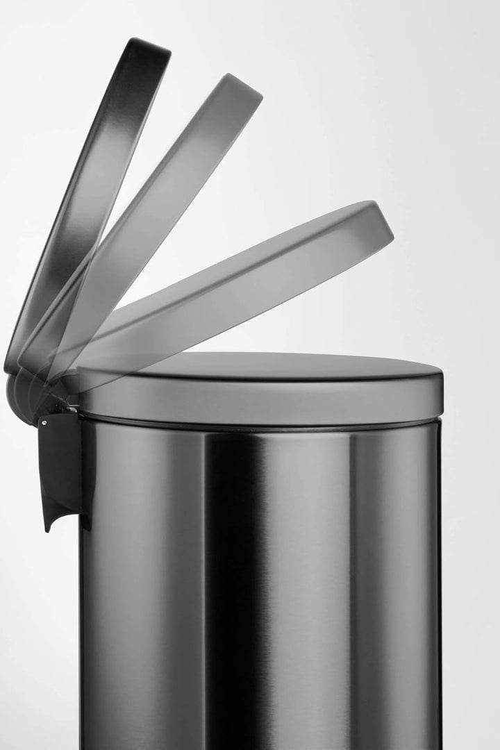 Durable Treteimer Metall rund 5, mit Absenkautomatik und herausnehmbaren Inneneimer 5 L, 1 Stück, 34