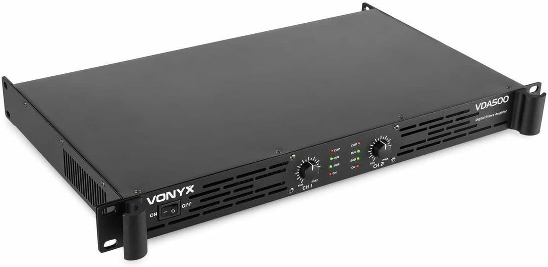 Verstärker - Vonyx VDA500 Class-D-Stereo-Verstärker 500 Watt (2x 250 Watt) - Schwarz