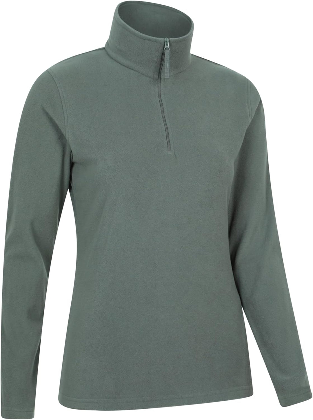 Mountain Warehouse Camber Womens Fleece - Lightweight Ladies Casual Sweater Top, Breathable, Zip Nec