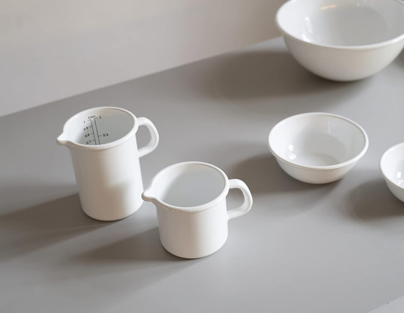 Riess, 0349-033, Küchenmass 14, CLASSIC- WEISS, Durchmesser 14 cm, Inhalt 2 Liter, Emaille, weiss, I