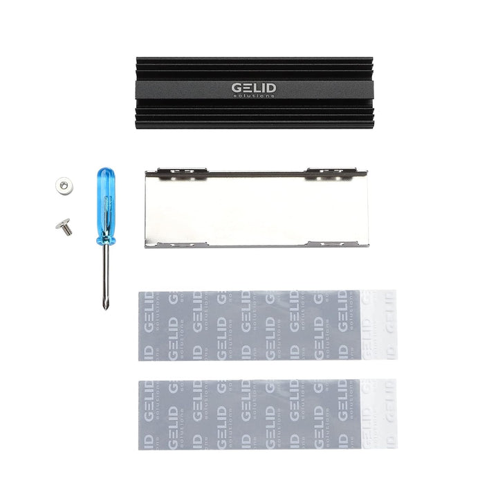 Gelid Solutions Icecap M2 SSD-KÜHLER-Leichtes und Schlankes-Schnelle und Einfache Montage - Passend