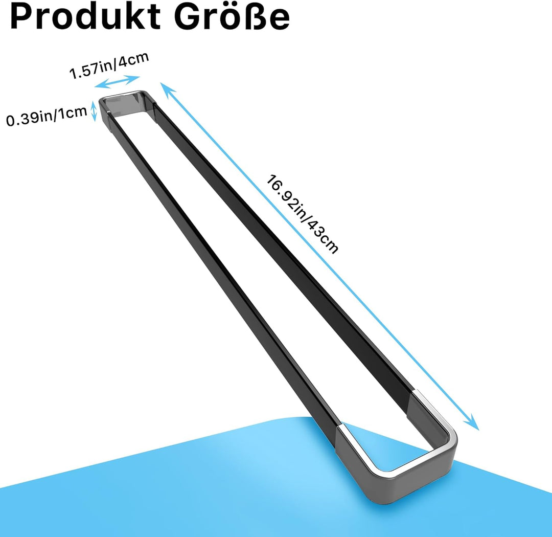 YIGII Spülbecken Organizer, Multifunktionaler Abtropfgitter Spüle Schwammhalter Küche, 43cm Spüllapp