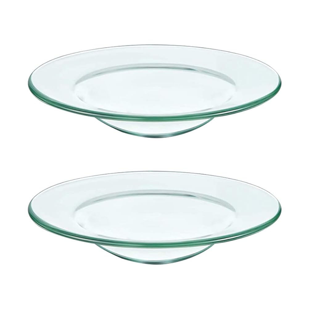 TOPBATHY 2 StüCk 11 5Cm Glas Duftschalen FüR WachswäRmer Aromatherapie ÖLwäRmerschalen Wiederverwend