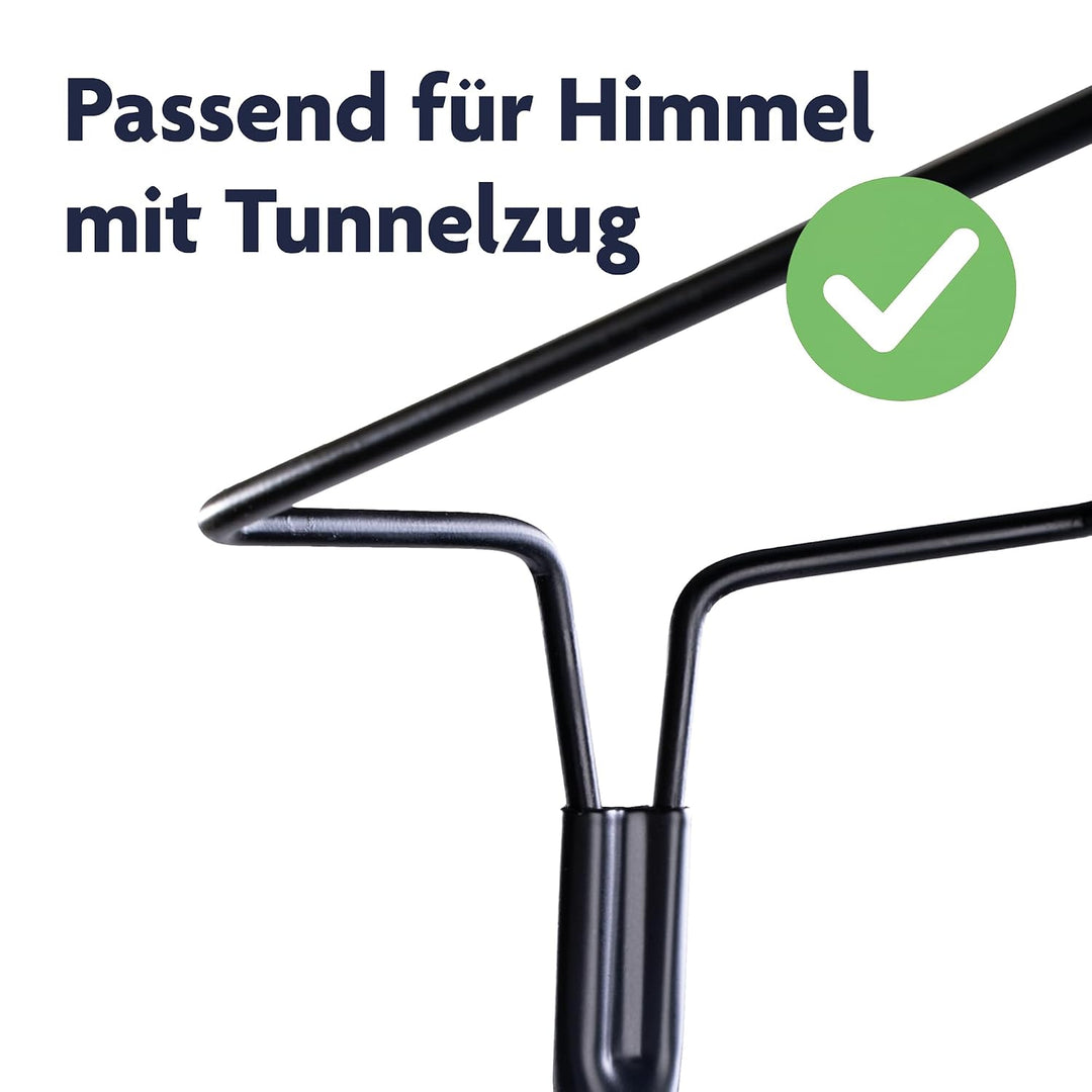 Julius Zöllner Himmelhalter Franz | mit Standfuss | für Himmel mit Tunnelzug | schwarz, Schwarz