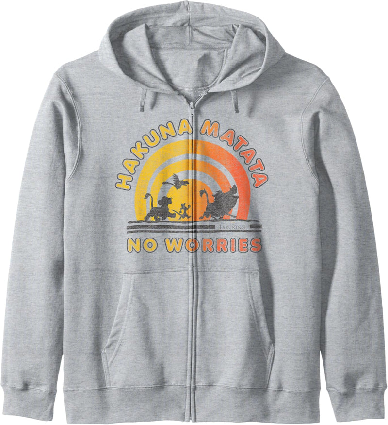 Disney The Lion King Hakuna Matata No Worries Sunset Logo Kapuzenjacke