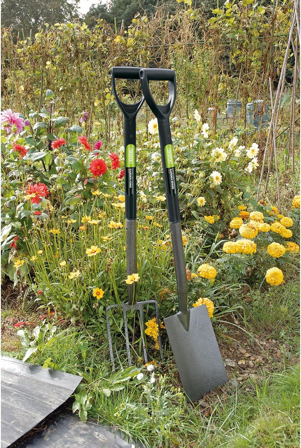 Draper 88793 Besonders lange Grabegabel aus Carbonstahl