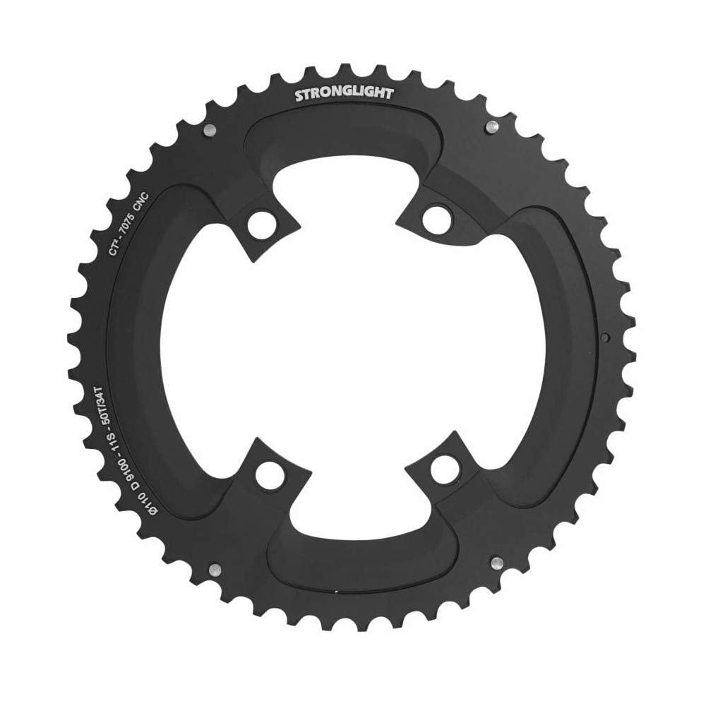 Stronglight Unisex – Erwachsene Dura-Ace/DI2 ct² Kettenblat, schwarz, 1size