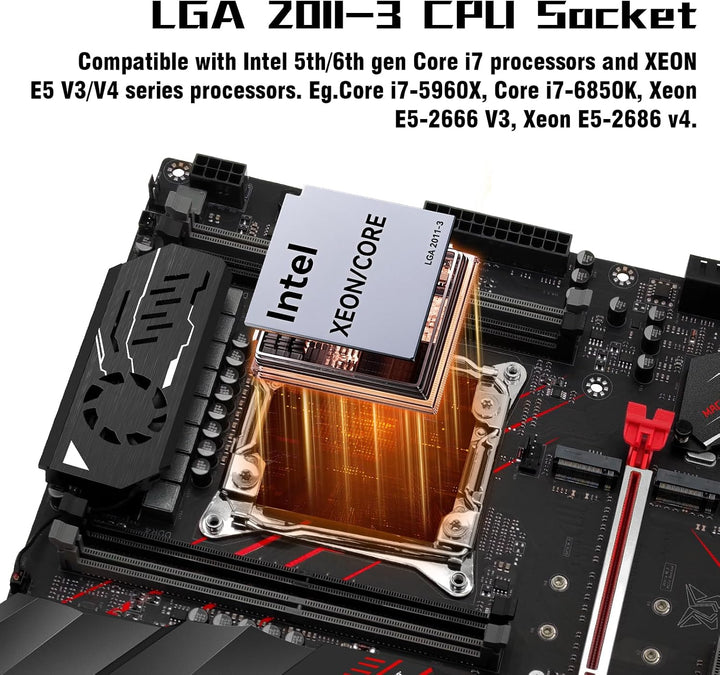 MACHINIST X99 Computer-Motherboards, LGA 2011-V3 (Intel Core i7 5./6. Generation) ATX Server Motherb