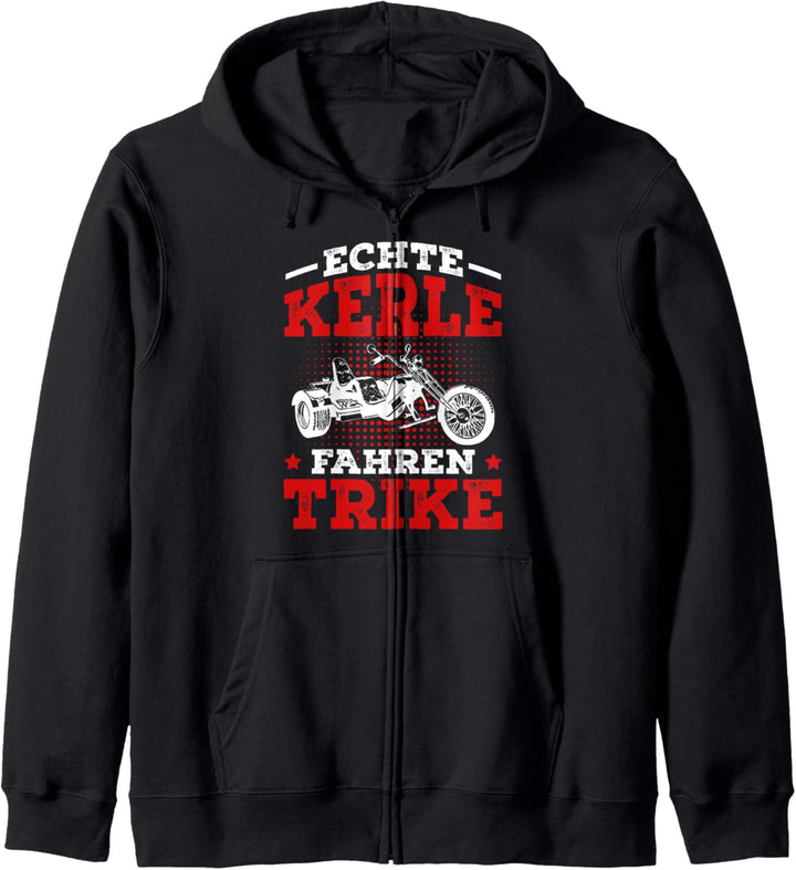 Trike Fahrer Spruch Triker Motiv lustige Geschenkidee Kapuzenjacke