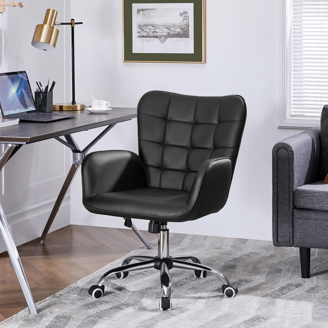 Yaheetech Bürostuhl Ergonomischer Schreibtischstuhl Bürohocker Arbeitsstuhl Drehstuhl höhenverstellb