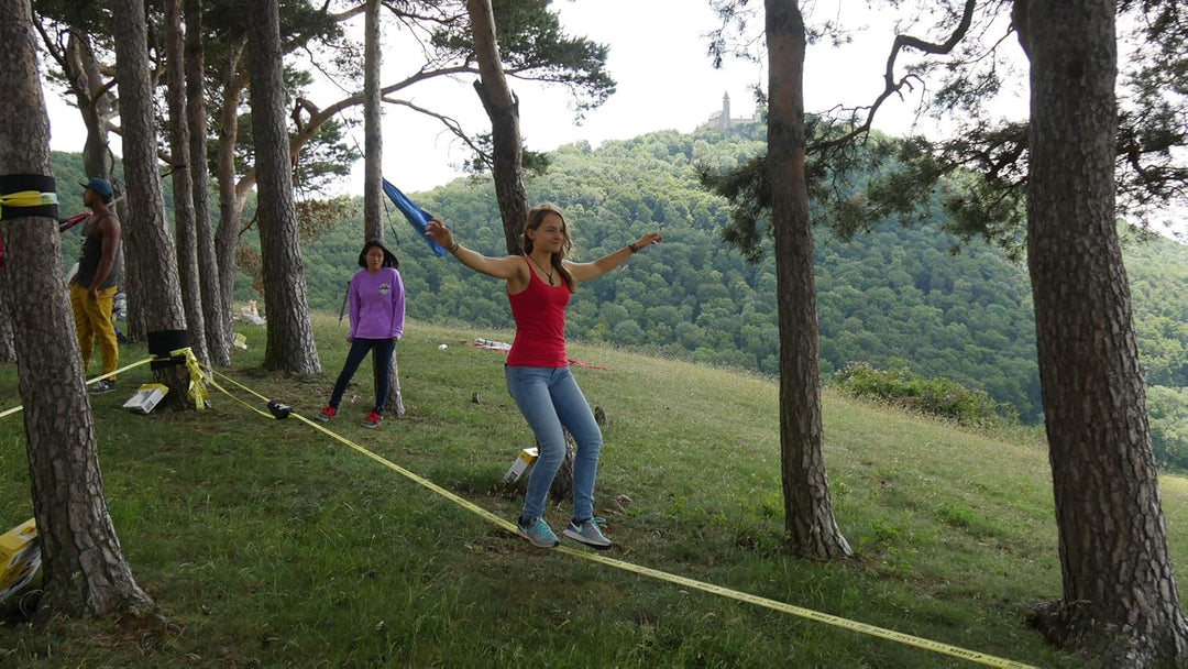 Gibbon Slacklines Slackline Set Gibbon Slacklines Classic, Gelb,15 Meter Komplettset Gelb STANDARD G