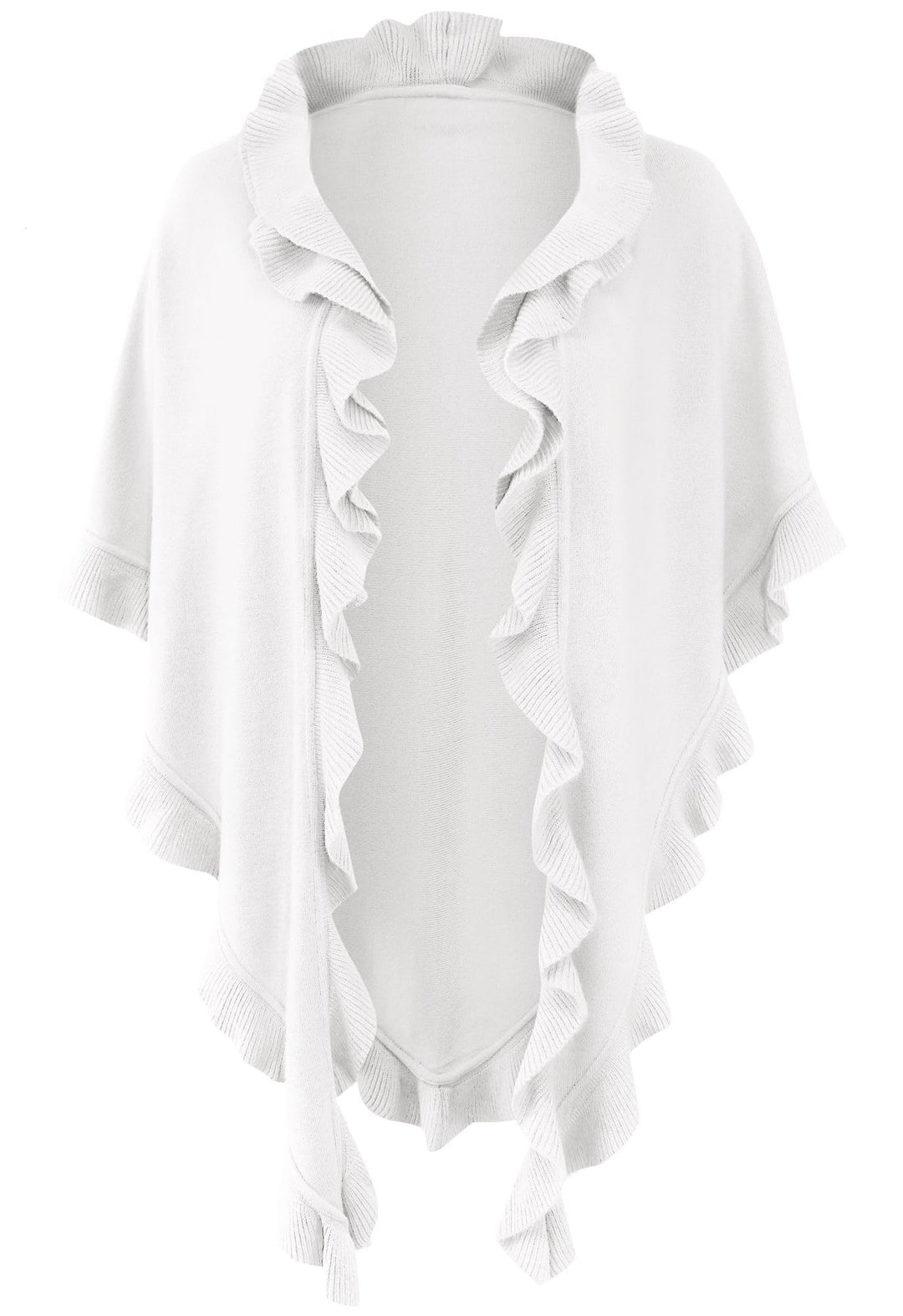 Poncho Cape Trachtentuch Umhang Stola Schultertuch Trachten-Tuch Damen Strickponcho Tracht Strick Tr